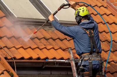 Démoussage et hydrofuge de toiture à Champlive